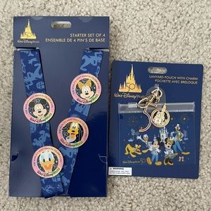Disney 50th anniversary collector pin starter pack